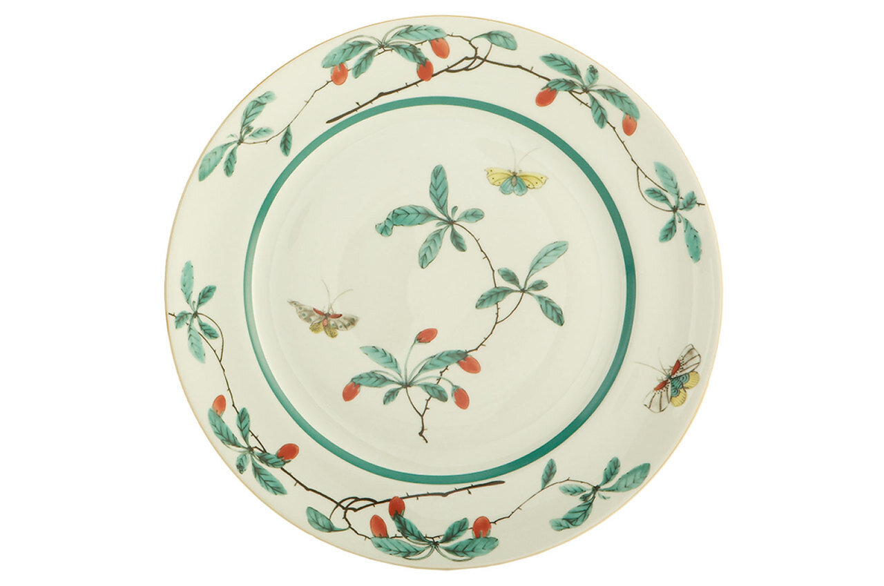 Mottahedeh Famille Verte Large Dinner Plate Y1724, MPN: Y1724,