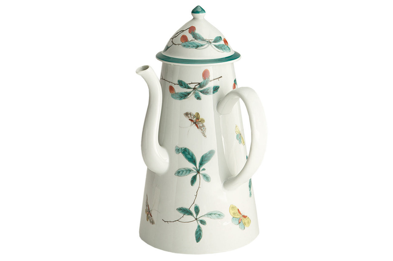 Mottahedeh Famille Verte Coffeepot Y1683, MPN: Y1683,
