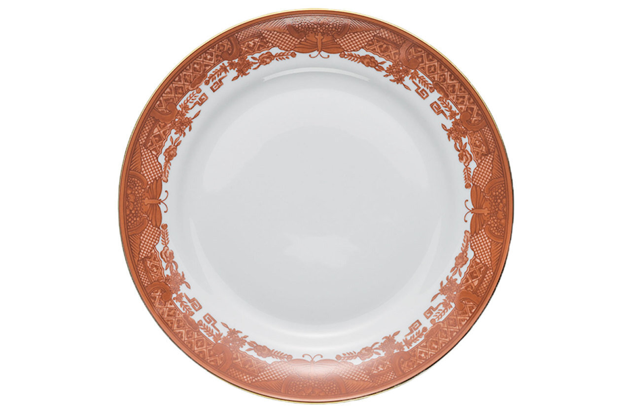 Mottahedeh Fitzhugh Cinnabar Large Dinner Plate S2519, MPN: S2519,