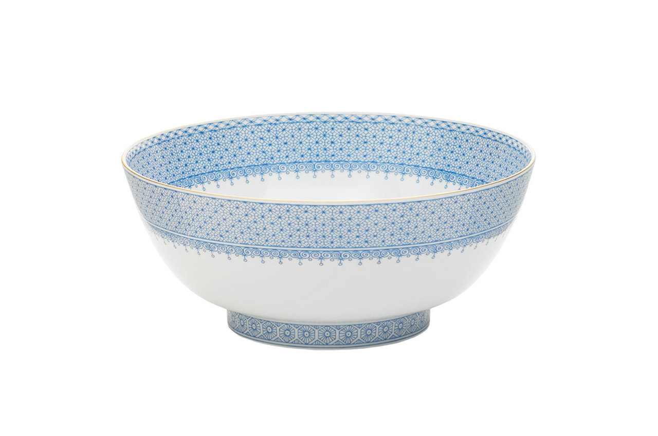 Mottahedeh Cornflower Lace Round Bowl S1461, MPN: S1461,