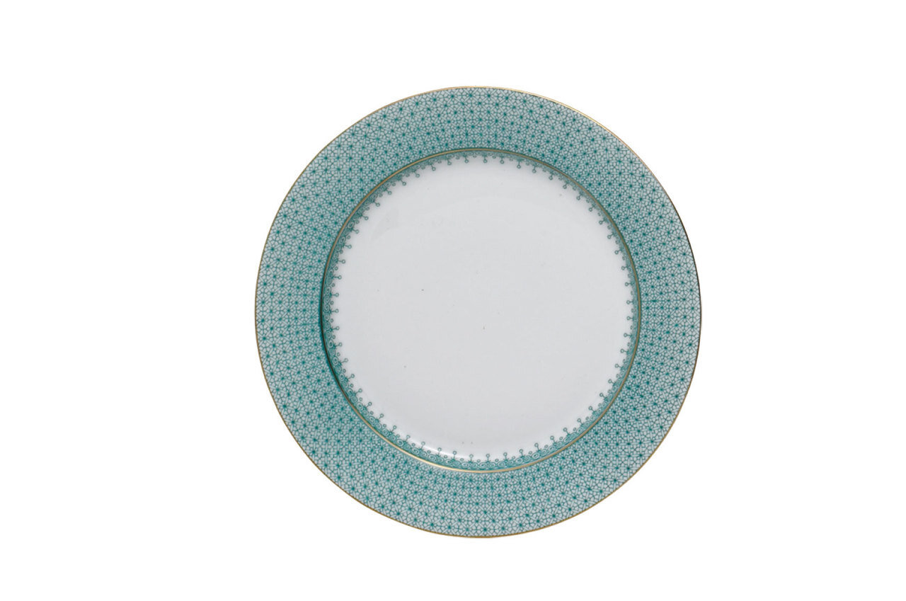 Mottahedeh Green Lace Bread &amp; Butter Plate S1553, MPN: S1553,