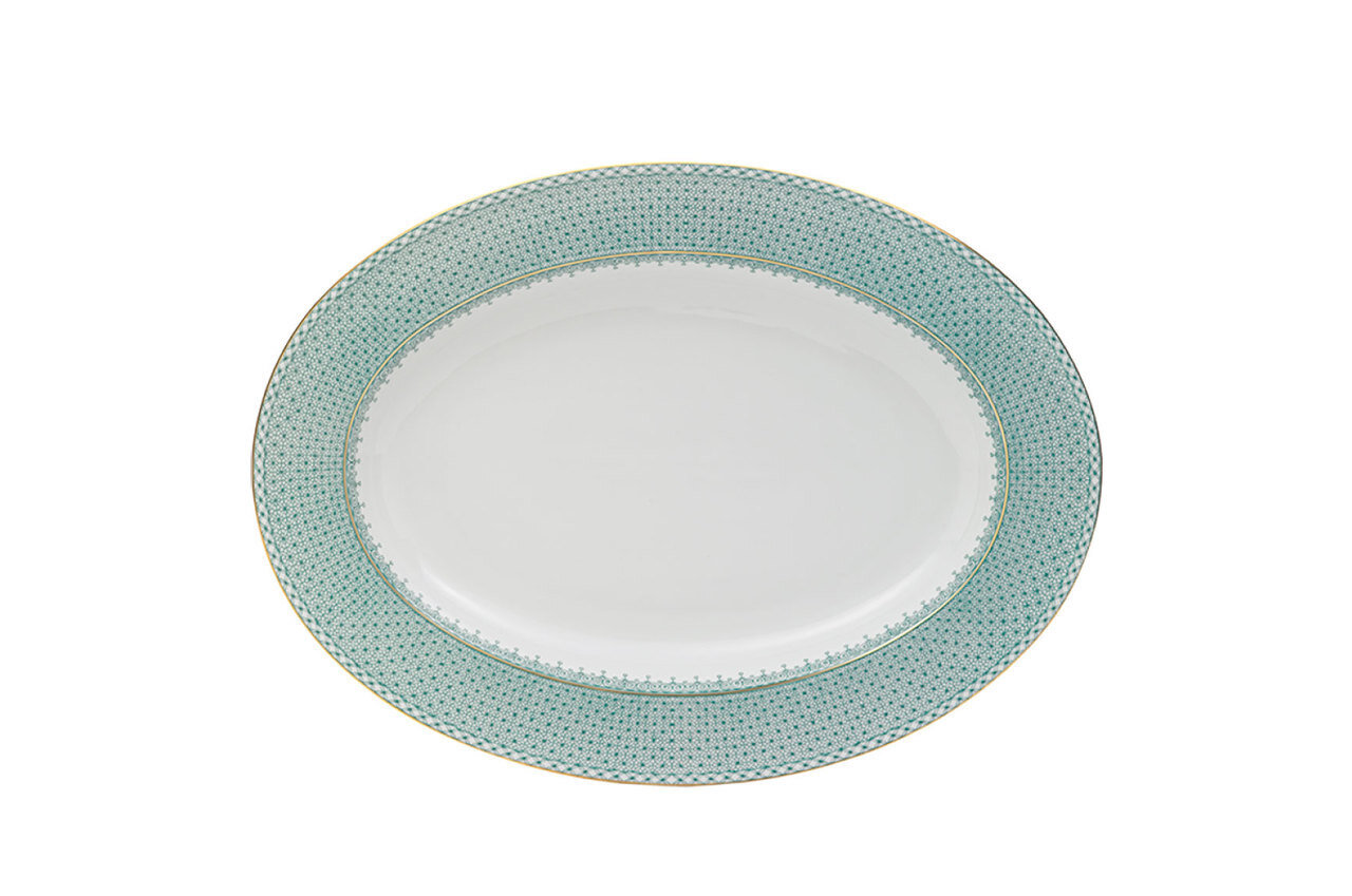 Mottahedeh Green Lace Platter S1576