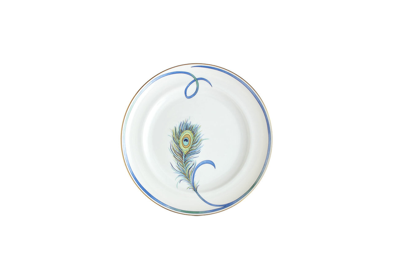 Mottahedeh Peacock Bread &amp; Butter Plate S2703, MPN: S2703,