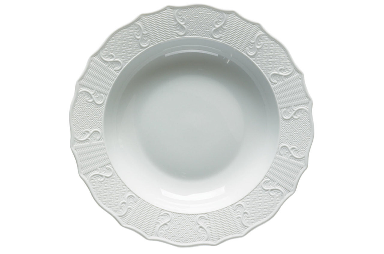 Mottahedeh Prosperity Rim Soup Plate MV1605, MPN: MV1605,