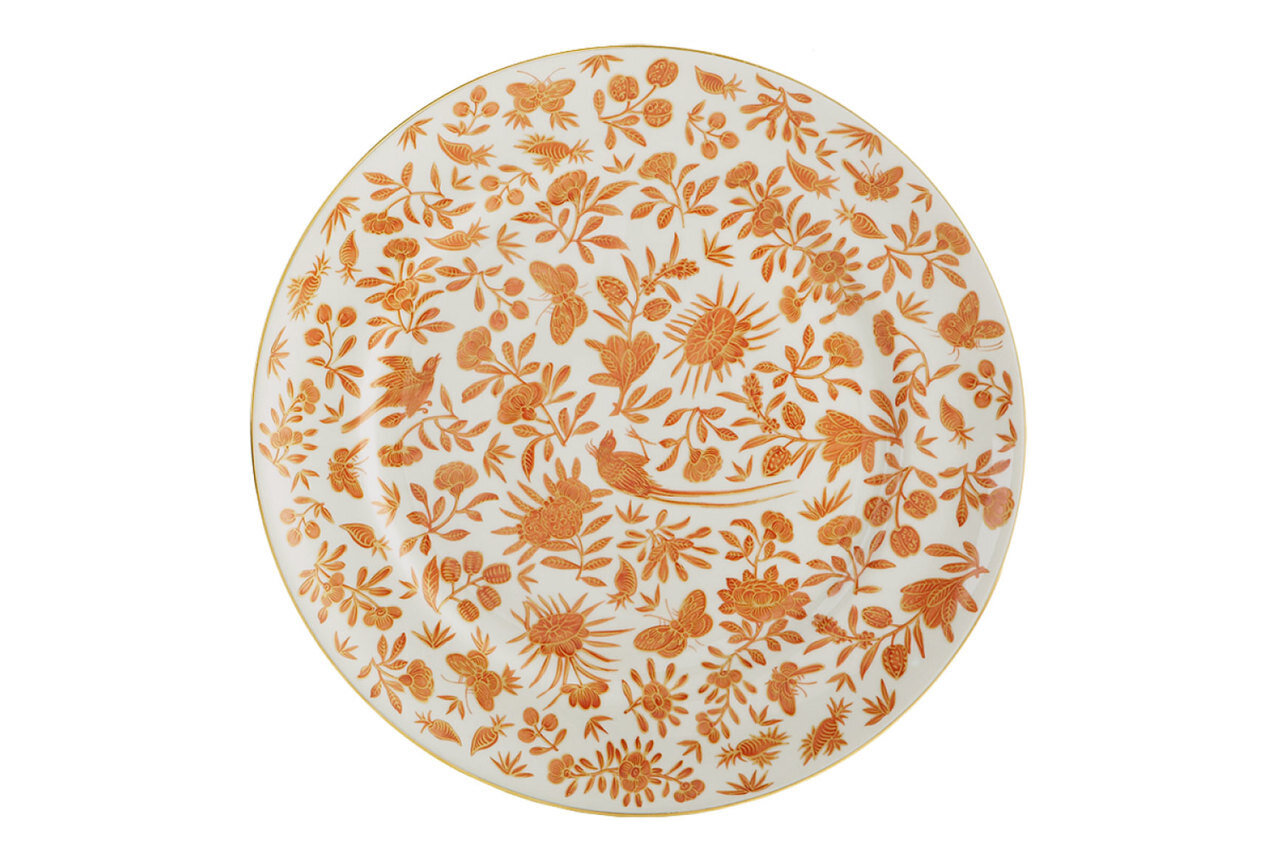 Mottahedeh Sacred Bird &amp; Butterfly Dinner Plate HC601, MPN: HC601,