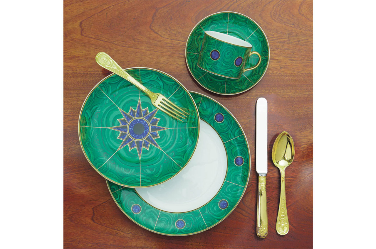 Mottahedeh Malachite 4 Piece Place Setting TD700, MPN: TD700,