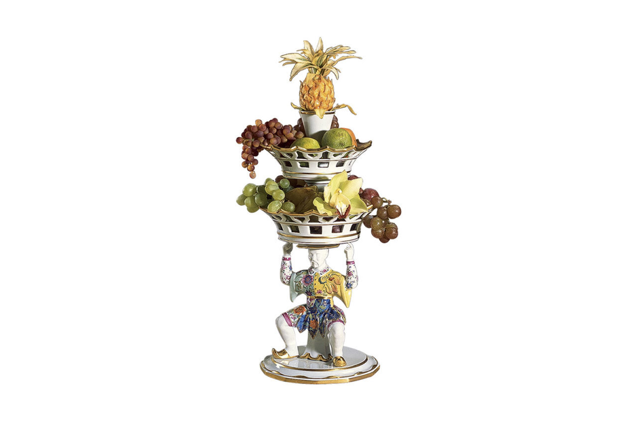 Mottahedeh Tobacco Leaf Man Epergne Small S2709A