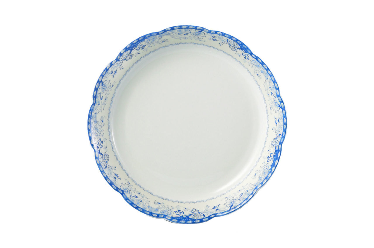 Mottahedeh Virginia Blue Soup Plate CW3606