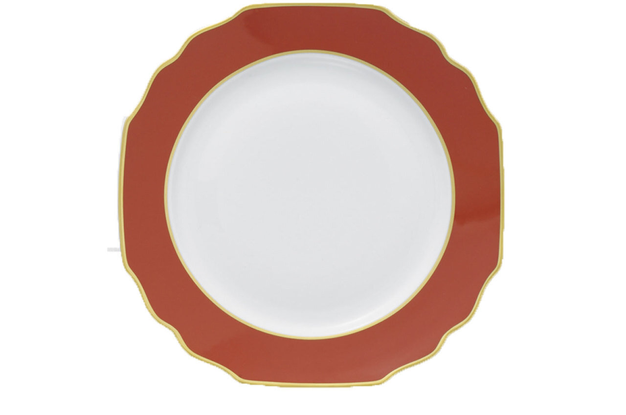 Mottahedeh Festival Chinese Red Service Plate S2017, MPN: S2017,