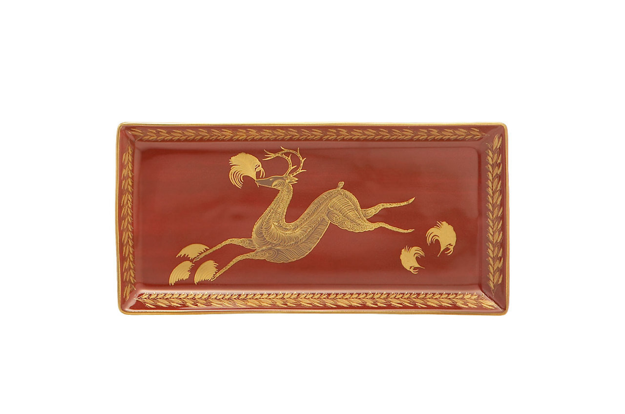 Mottahedeh Leaping Reindeer Rectangular Tray CW3205