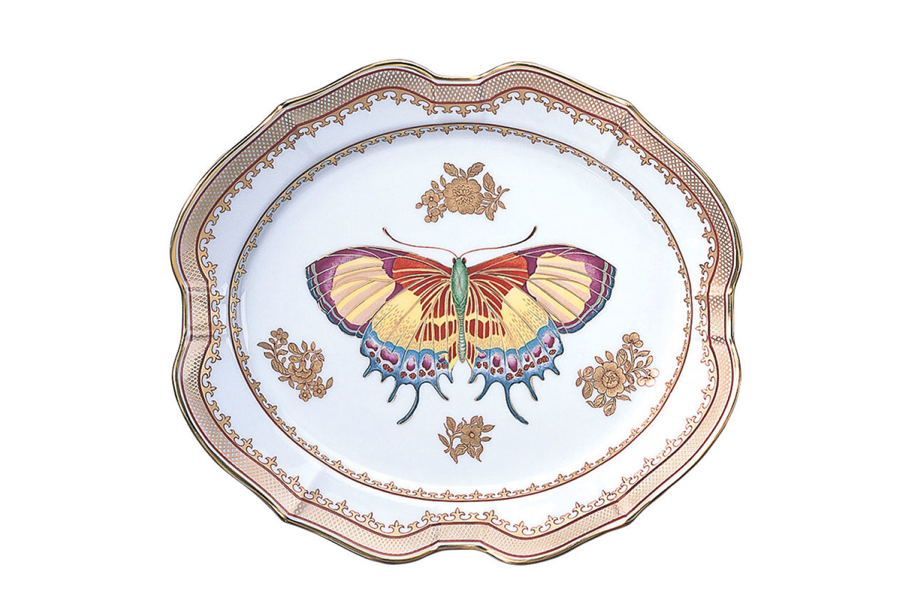 Mottahedeh Small Butterfly Platter S2991