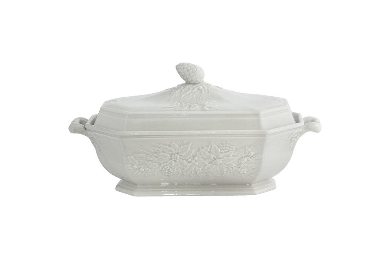 Mottahedeh Pinecone Octagonal Tureen S4051, MPN: S4051,