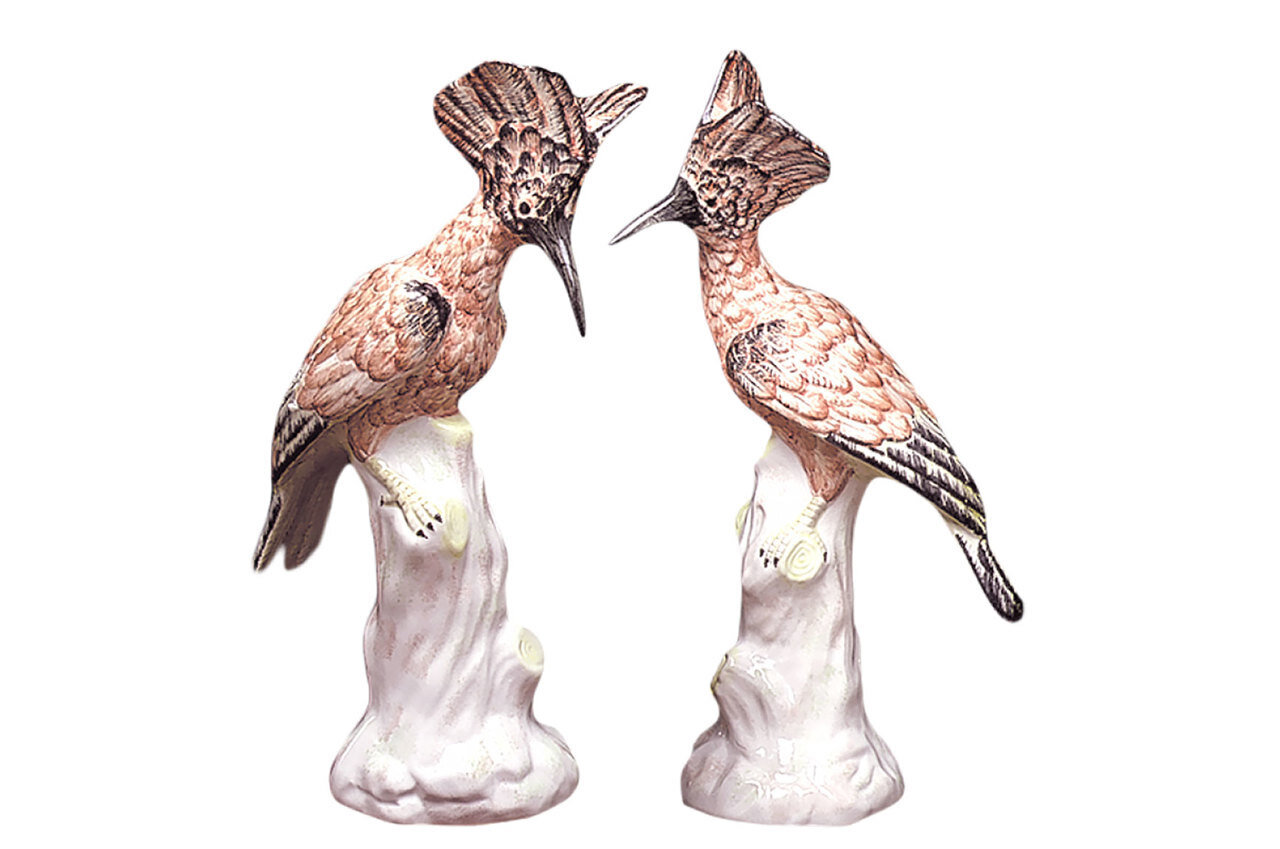 Mottahedeh Exotic Birds Pair Figurine S5255