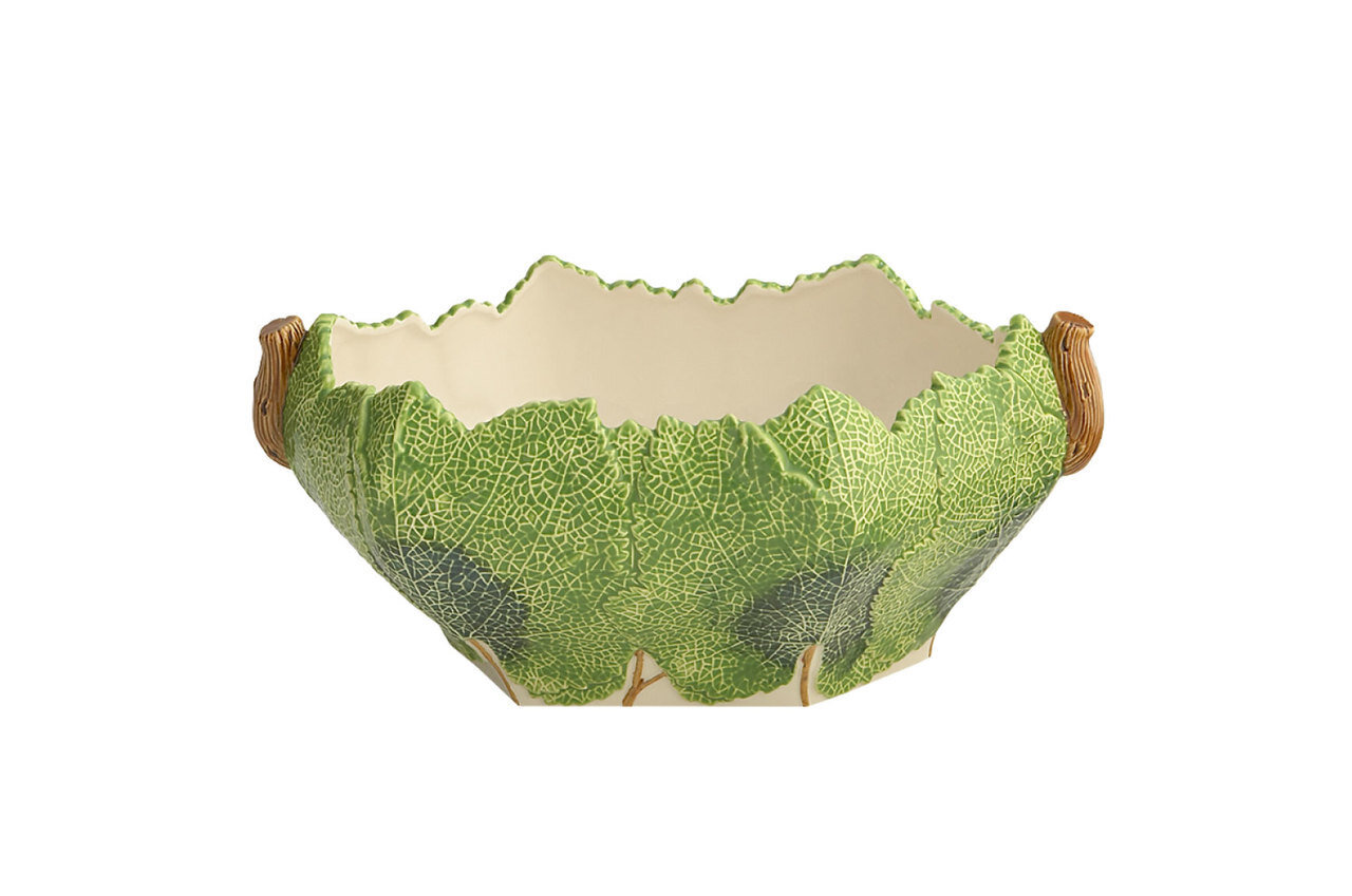 Mottahedeh Grape Leaf Bowl S6207, MPN: S6207,