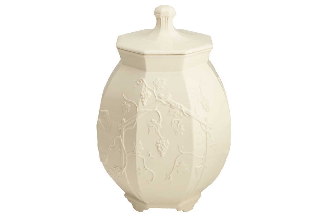 Mottahedeh Footed Octogonal Urn with Cover 13 X 8 Inch S6208, MPN: S6208,