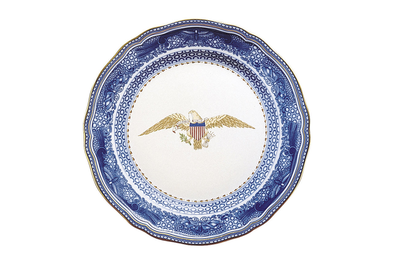 Mottahedeh Diplomatic Eagle Plate WH8D