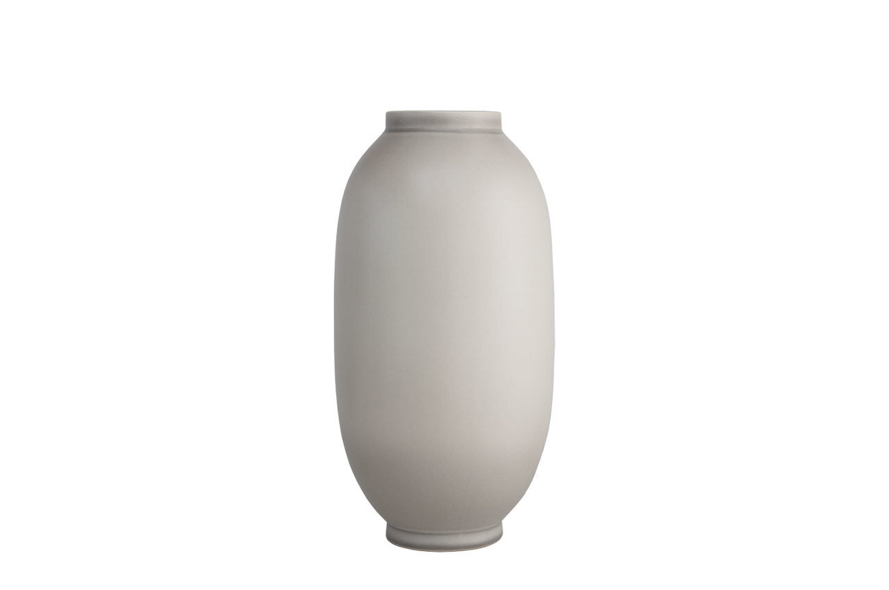 Mottahedeh Lozenge White &amp; Gray Vase R1501WG