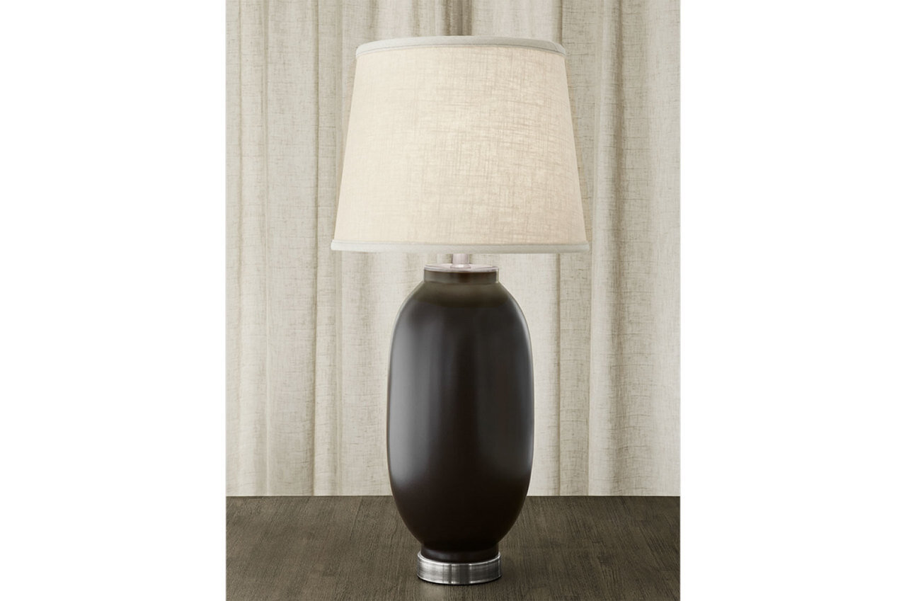 Mottahedeh Lozenge Vase Lamp Red &amp; Black R1501RBL, MPN: R1501RBL,