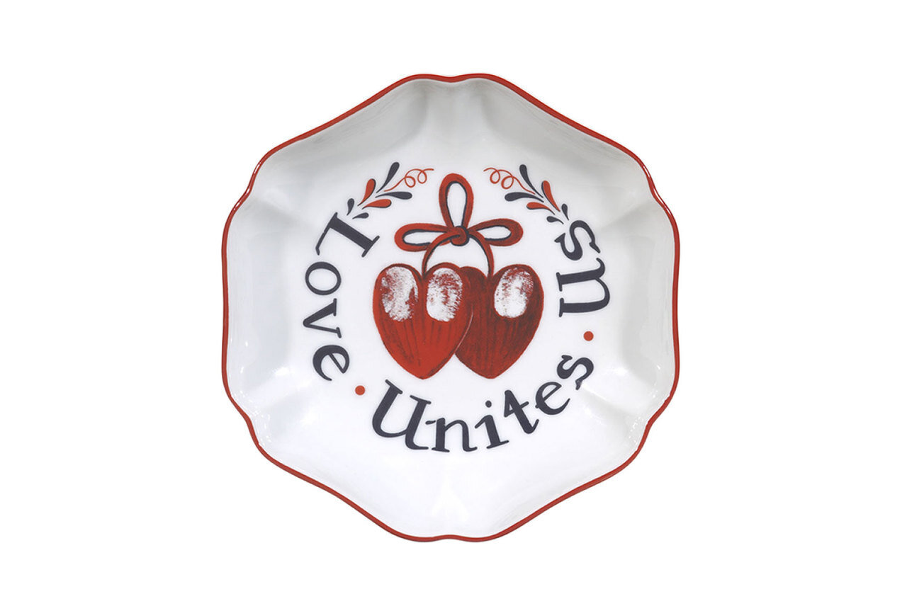 Mottahedeh Ring Tray Love Unites Us CW2612, MPN: CW2612,