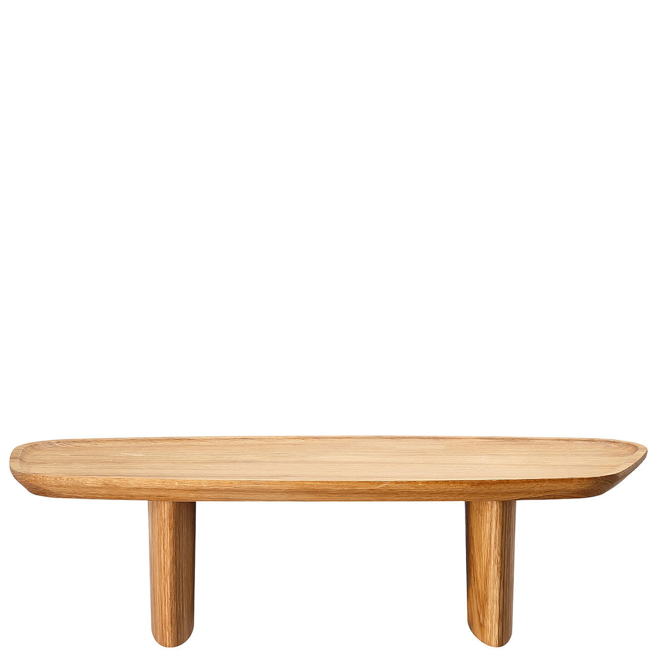 Rosenthal Junto Footed Wood Tray 15 3/4 x 7 Inch