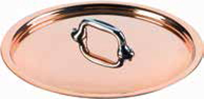 Mauviel M150S Copper Lid Stainless Steel Handle 18cm 7 Inch