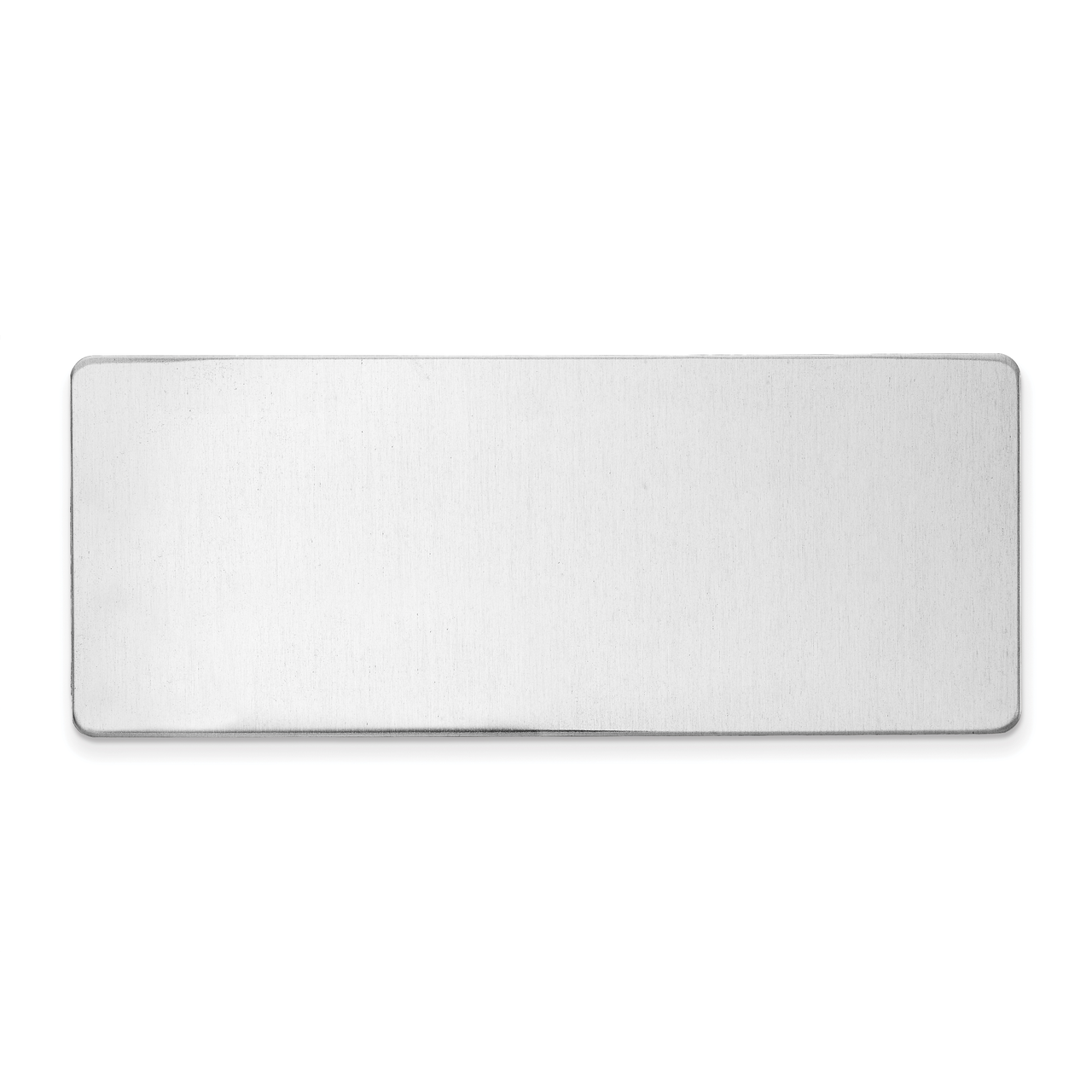 1 X 2 1 2 Aluminum Single Plate Polished by Jere Engravable