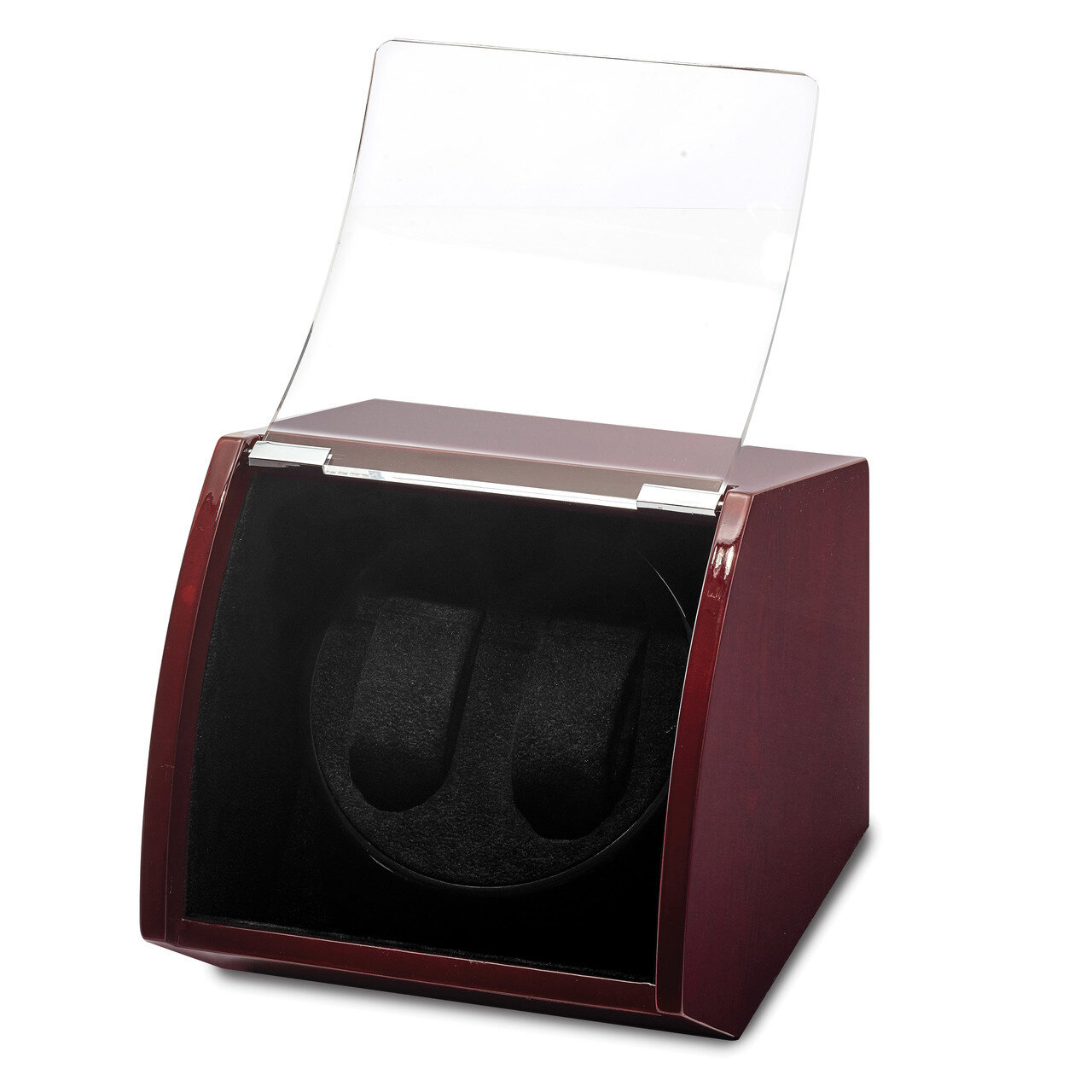 Cherry Finish Wood Dual Watch Winder by Jere