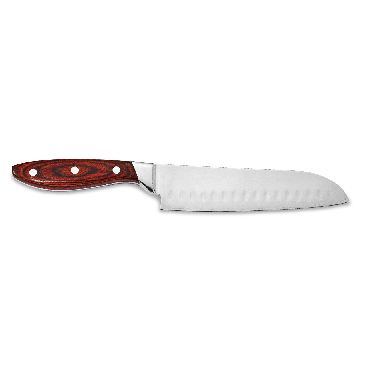 Pakka Wood Handle 7'' Santoku Knife Damascus Steel 67 Layer by Jere