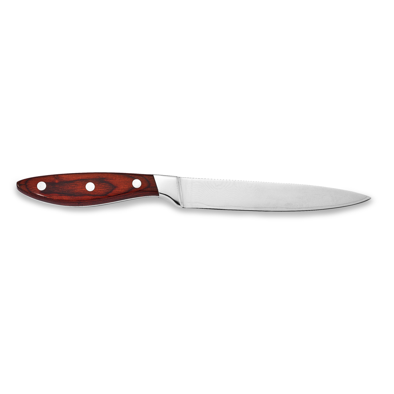 Pakka Wood Handle 5'' Utility Knife Damascus Steel 67 Layer by Jere