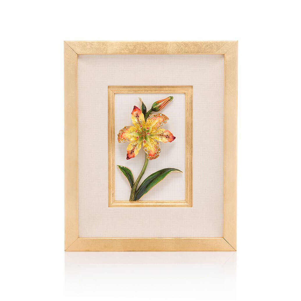 Jay Strongwater Amara Lily Wall Art Flora & Fauna SHW3320-256