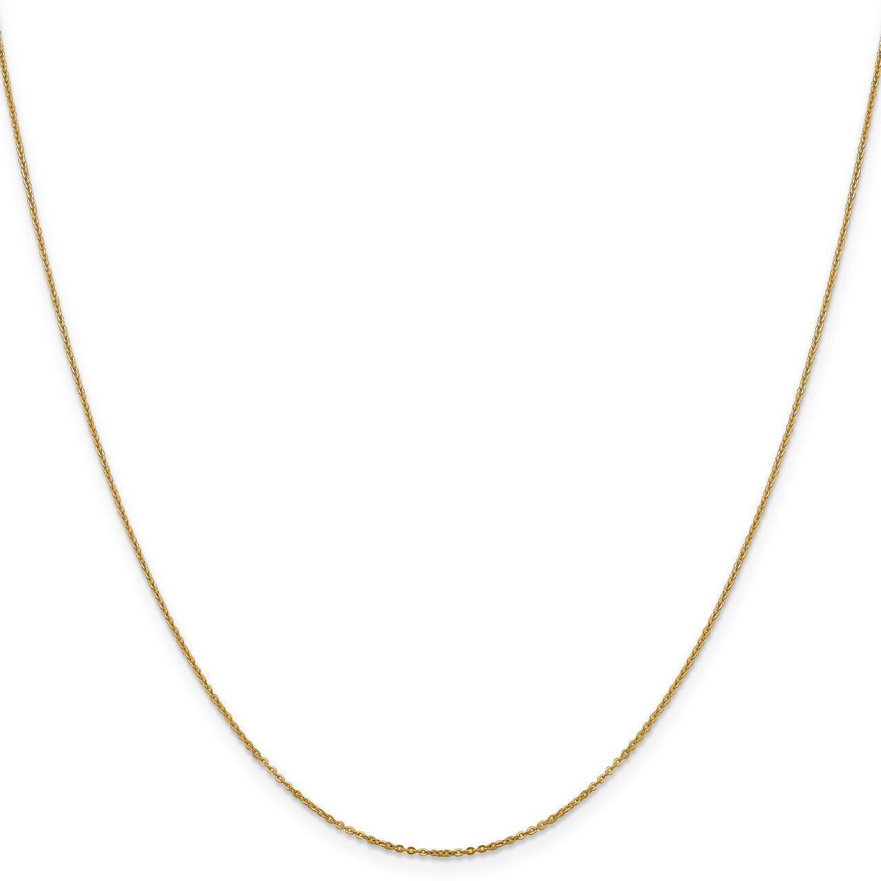 Leslie&#39;s 22 Inch 1.1 mm Flat Cable Chain 14k Gold HB-1501-22, MPN: 1501-22, 191101741708