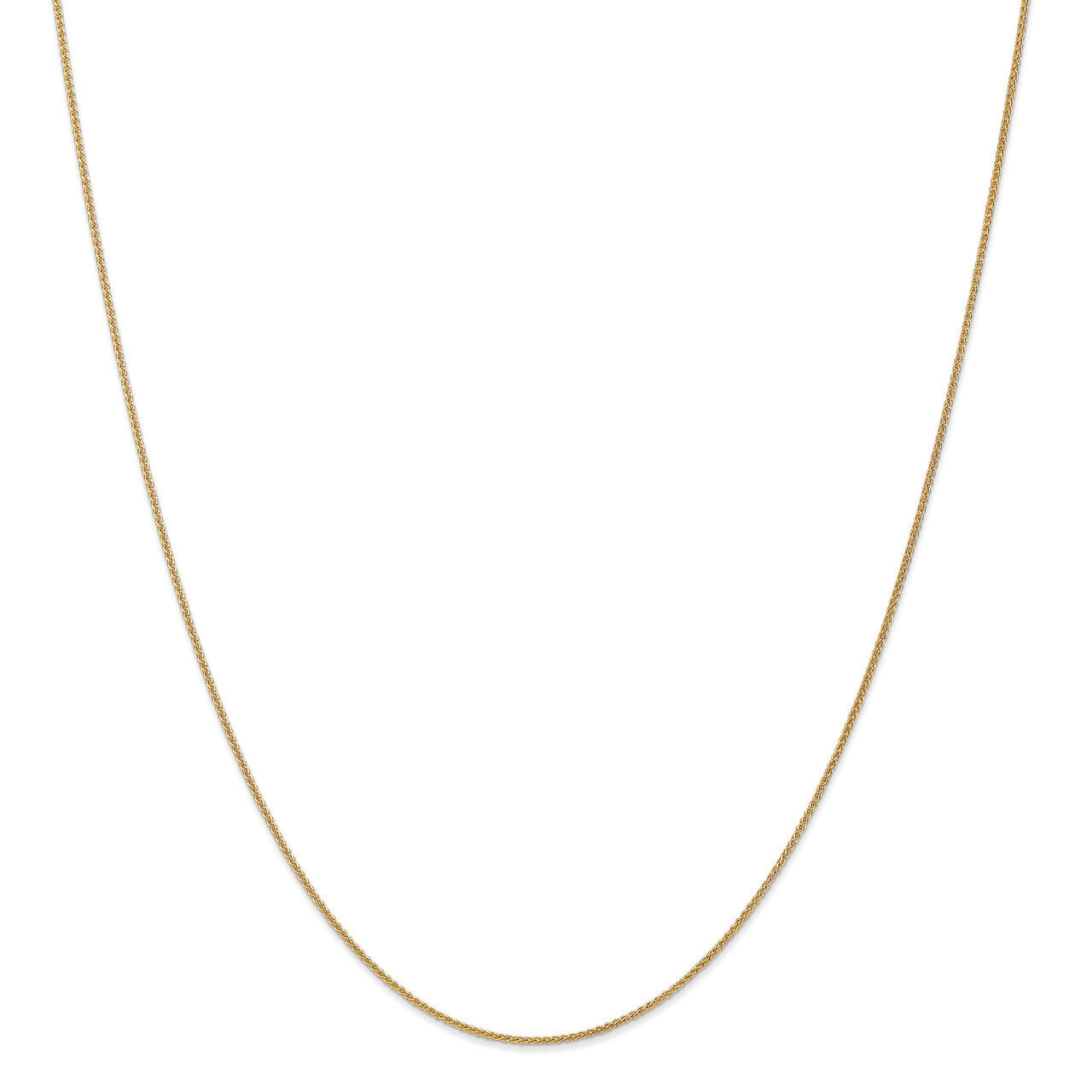 Leslie&#39;s 22 Inch 1mm Spiga Wheat Chain 14k Gold HB-1555-22, MPN: 1555-22, 191101741692