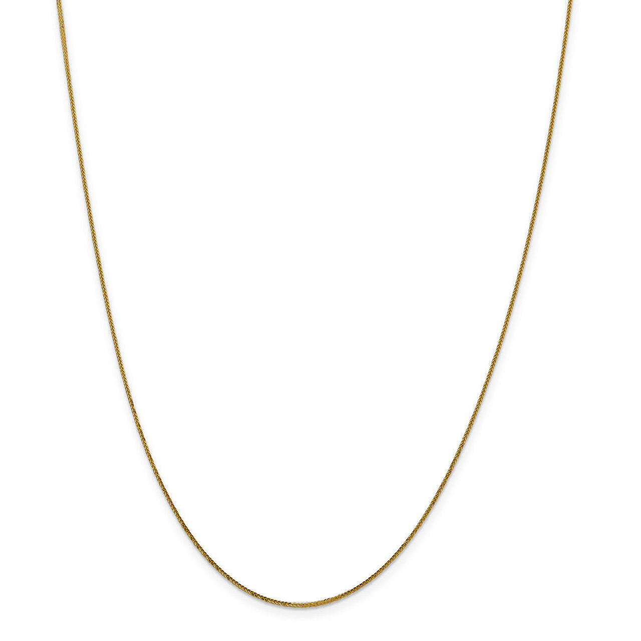 Leslie&#39;s 22 Inch .8 mm Quadra Wheat Chain 14k Gold Diamond-cut HB-3077-22, MPN: 3077-22, 1911017414…