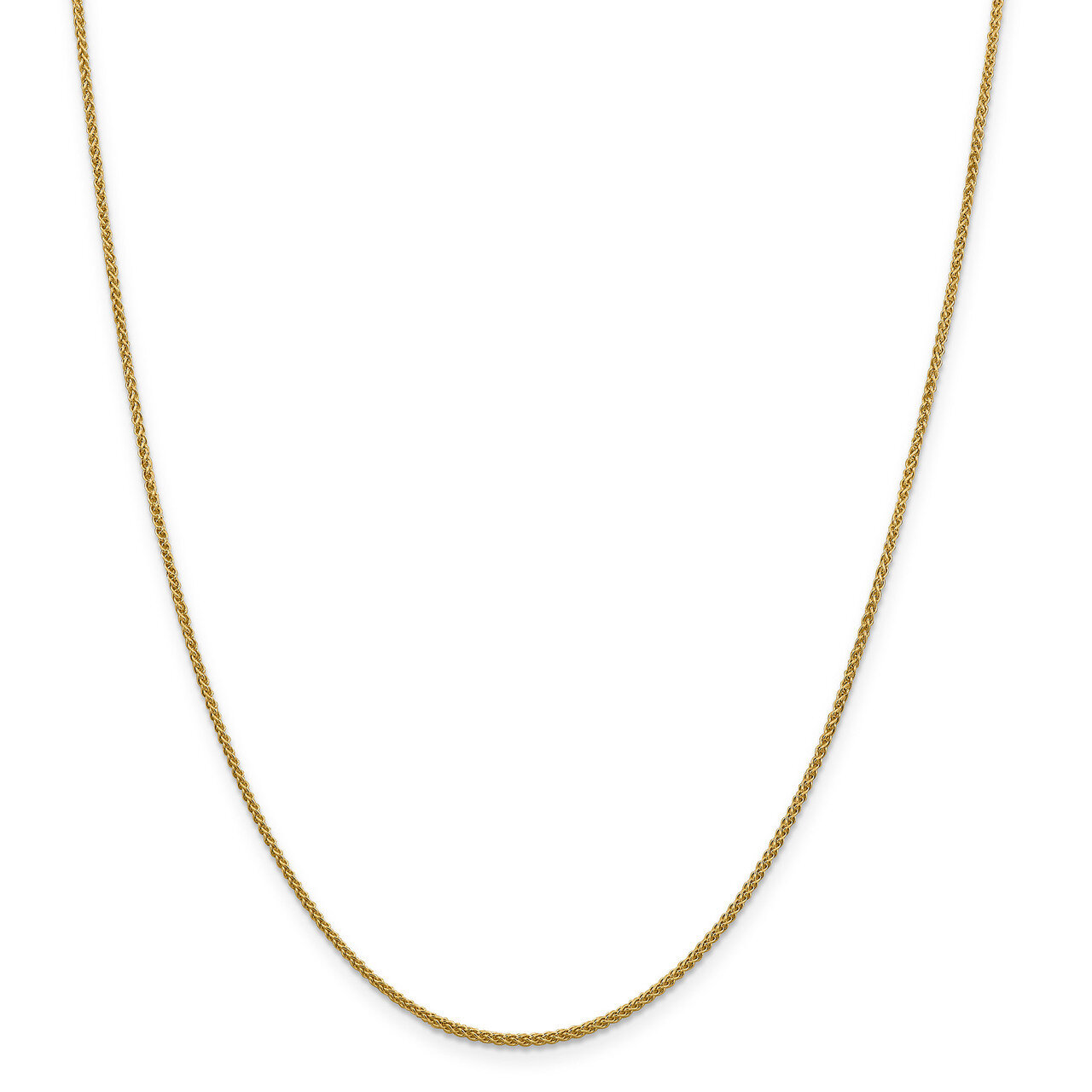 Leslie&#39;s 22 Inch 1.5mm Spiga Wheat Chain 14k Gold HB-595-22, MPN: 595-22, 191101740961