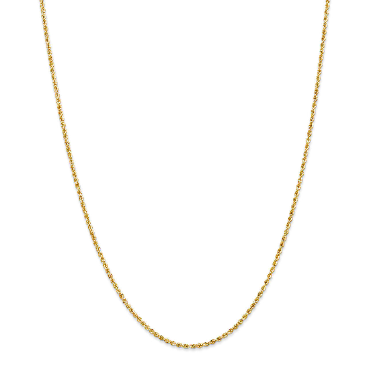 Leslie&#39;s 22 Inch 2.0mm Solid Rope Chain 14k Gold HB-7053-22, MPN: 7053-22, 191101740862
