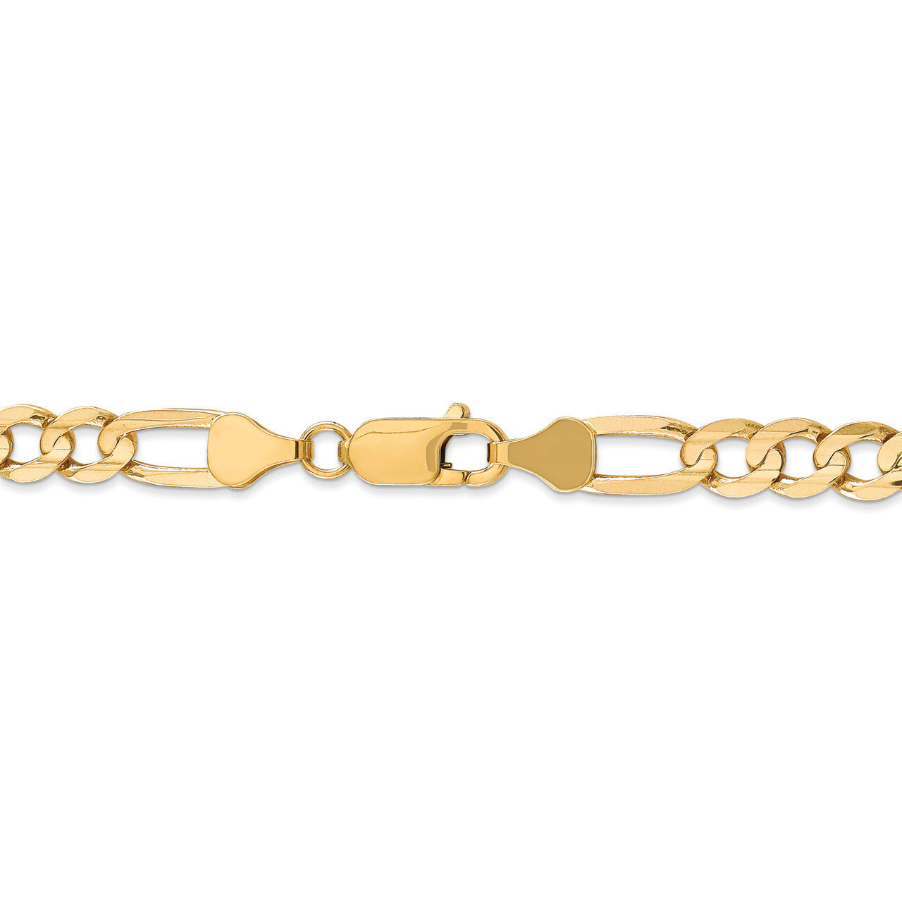 Leslie&#39;s 22 Inch Yellow Gold 6.0mm Concave Figaro Chain 10k Gold HB-8102-22, MPN: 8102-22, 19110173…