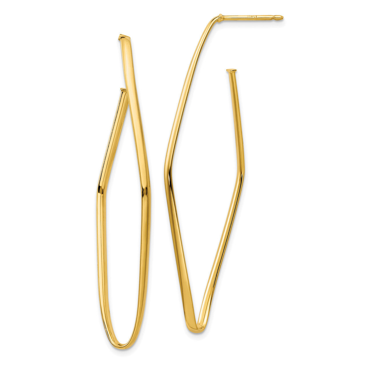 Leslie&#39;s Post Dangle Earrings 14k Polished Gold HB-LE1793, MPN: LE1793, 191101737541