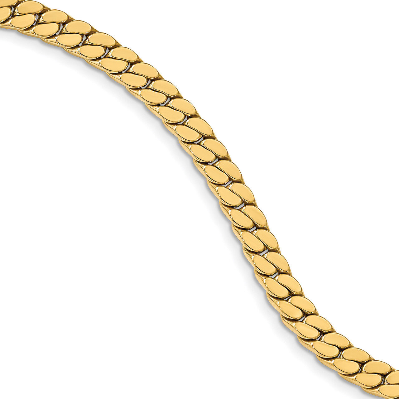 Men&#39;s Polished Fancy Link Bracelets 14k Gold HB-LF1171-8.5