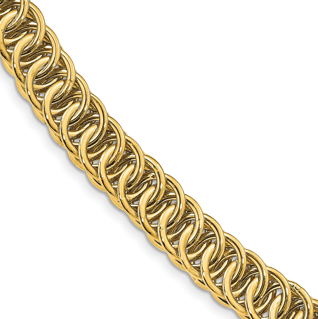 Leslie&#39;s Diamond-cut Reversible Bracelet 14k Polished Gold HB-LF1250-7.5, MPN: LF1250-7.5, 19110174…