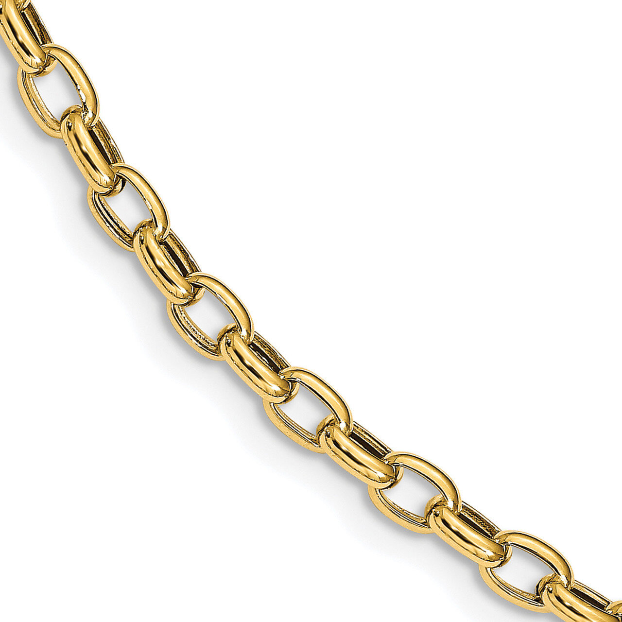 Fancy Link Bracelet 14k Polished Gold HB-LF1261-7.5