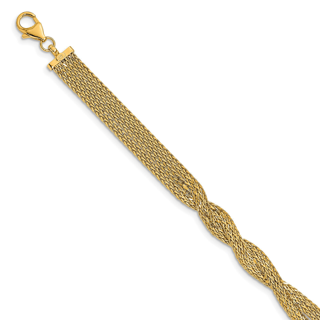 Leslie&#39;s Multi Strand Twisted Bracelet 14k Polished Gold HB-LF1275-7.5, MPN: LF1275-7.5, 1911017446…