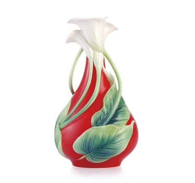 Franz Porcelain Vase Calla Lily FZ03359, MPN: FZ03359, 817714014120