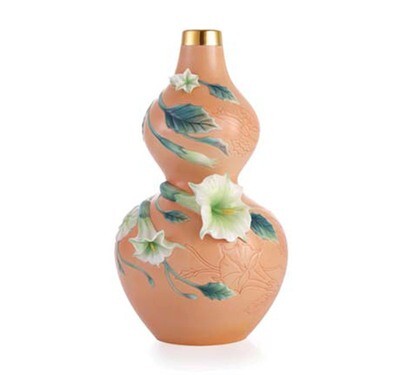 Franz Porcelain Vase Angel&#39;s Trumpet Limited Edition FZ03372, MPN: FZ03372, 817714014335