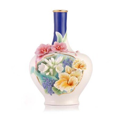 Franz Porcelain Vase A Riot Of Color FZ03512, MPN: FZ03512, 817714015127
