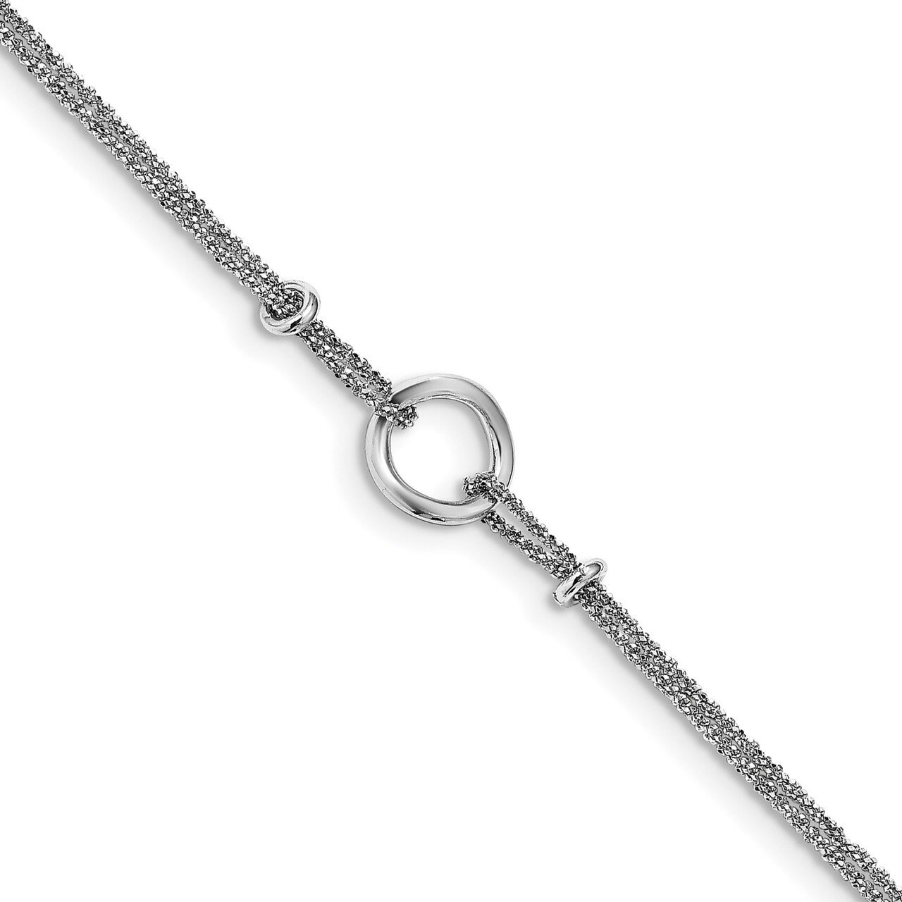 Leslie&#39;s w 1in ext Bracelet Sterling Silver Rhodium-plated HB-QLF1039-7, MPN: QLF1039-7, 1911019795…