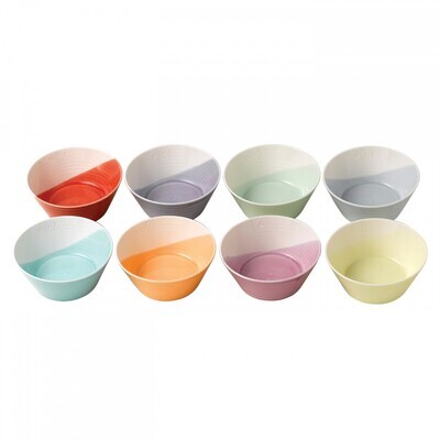 Royal Doulton 1815 Tapas Mixed Patterns Bowls 4.5 Inch Set of 8, MPN: 1815TW25094, 652383723207