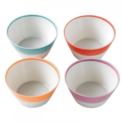 Royal Doulton 1815 Bright Colors Mixed Patterns Cereal Bowls Set of 4, MPN: 40003631, 701587020763