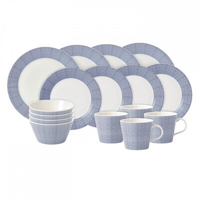 Royal Doulton Pacific 16-Piece Set Dots, MPN: 40009464, 701587222259