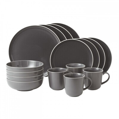 Royal Doulton Bread Street 16-Piece Set Slate, MPN: GRBRST26689, 652383751552