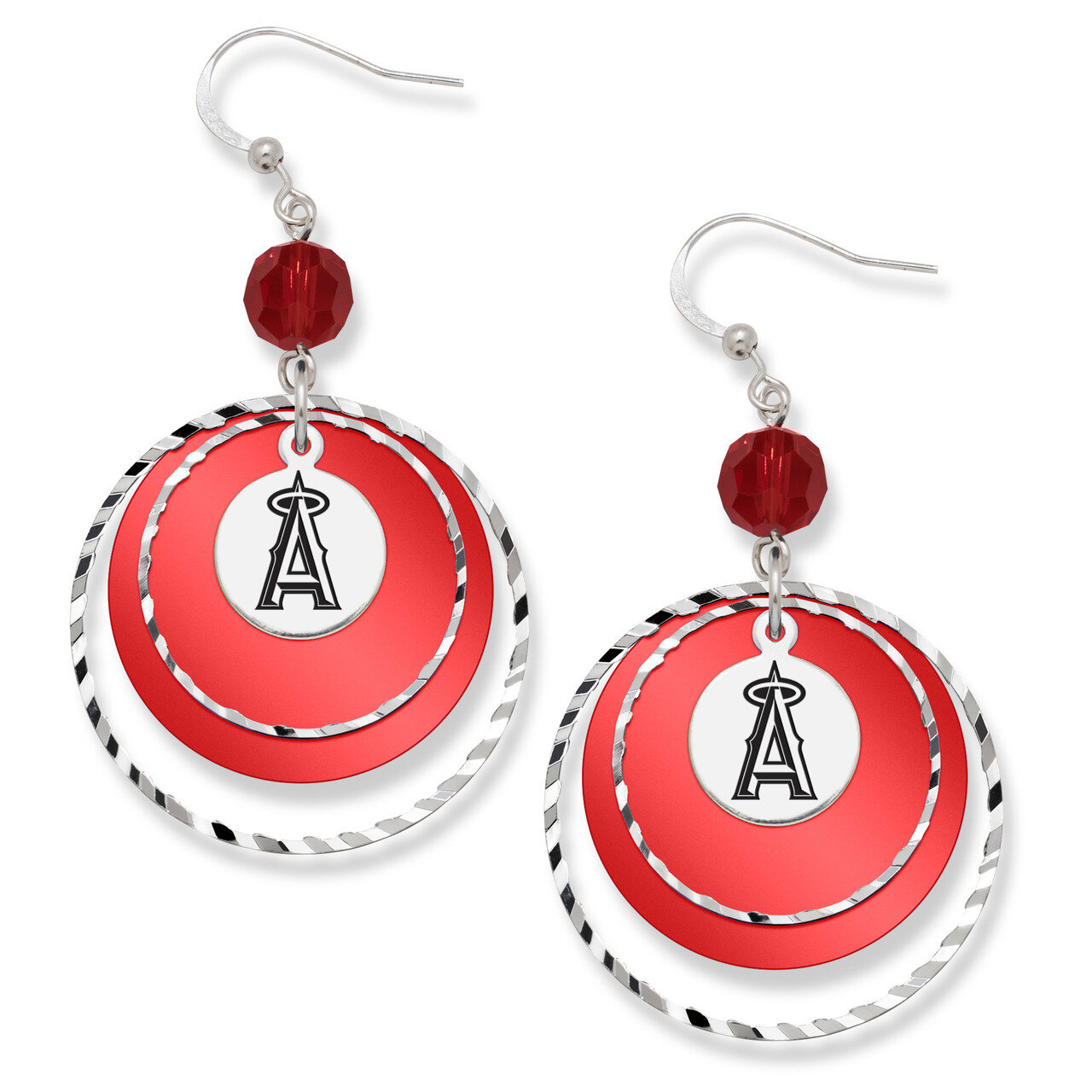 Los Angeles Angels Game Day Earrings ANG068ER-CR